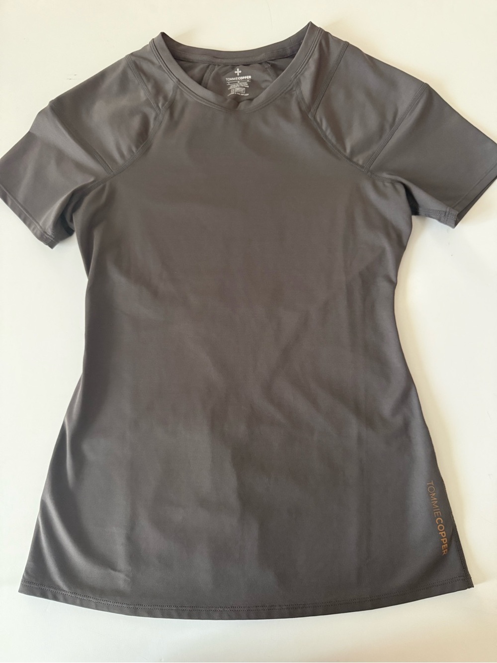 Tommie Copper Women's Short Sleeve Performance Tee - Charcoal Gray
